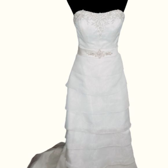 ELLA ROSA GOWN WEDDING DRESS - Picture 1 of 8